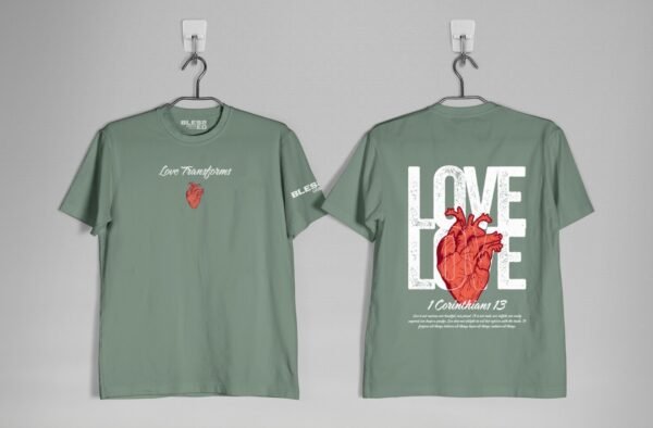 Love Transforms Military Green - Image 3