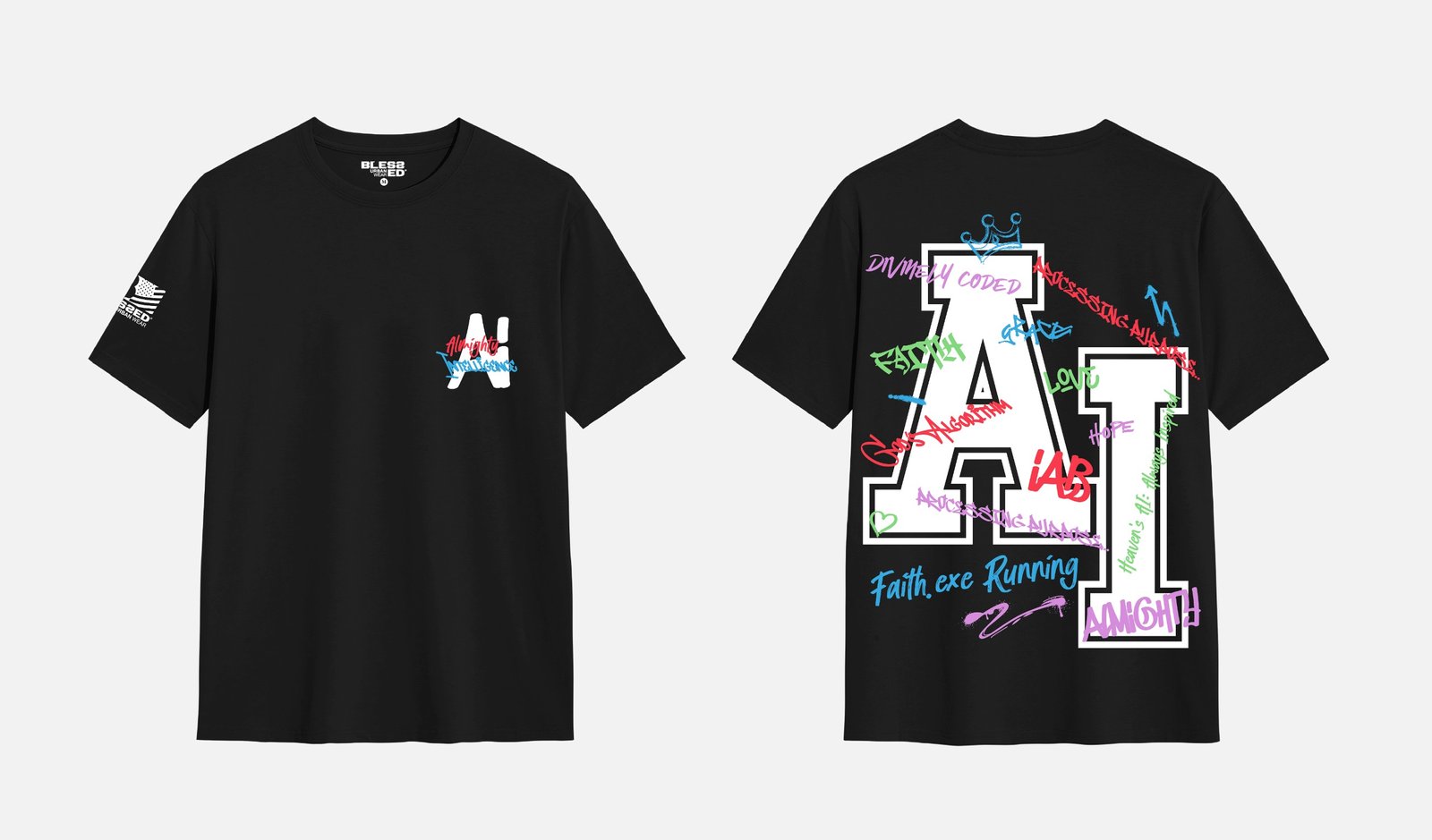 Camiseta Almighty Intelligence Black - Image 3