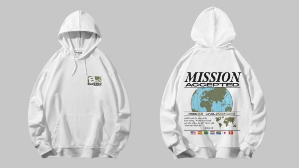 Sudadera Mission White