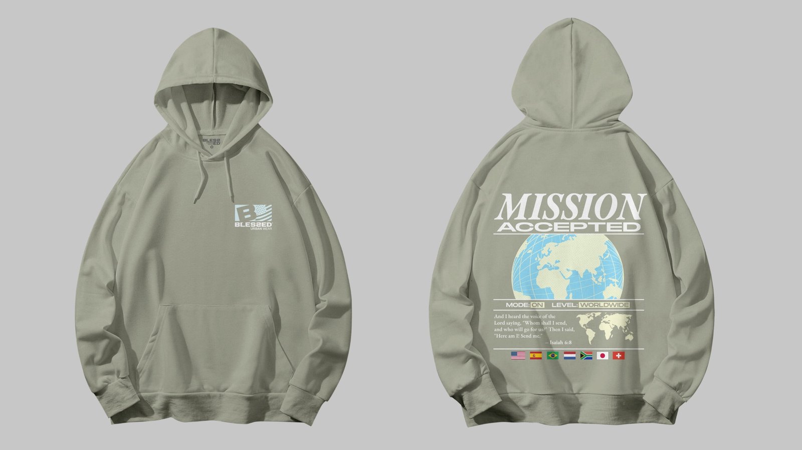 Sudadera Mission Military Green - Image 1