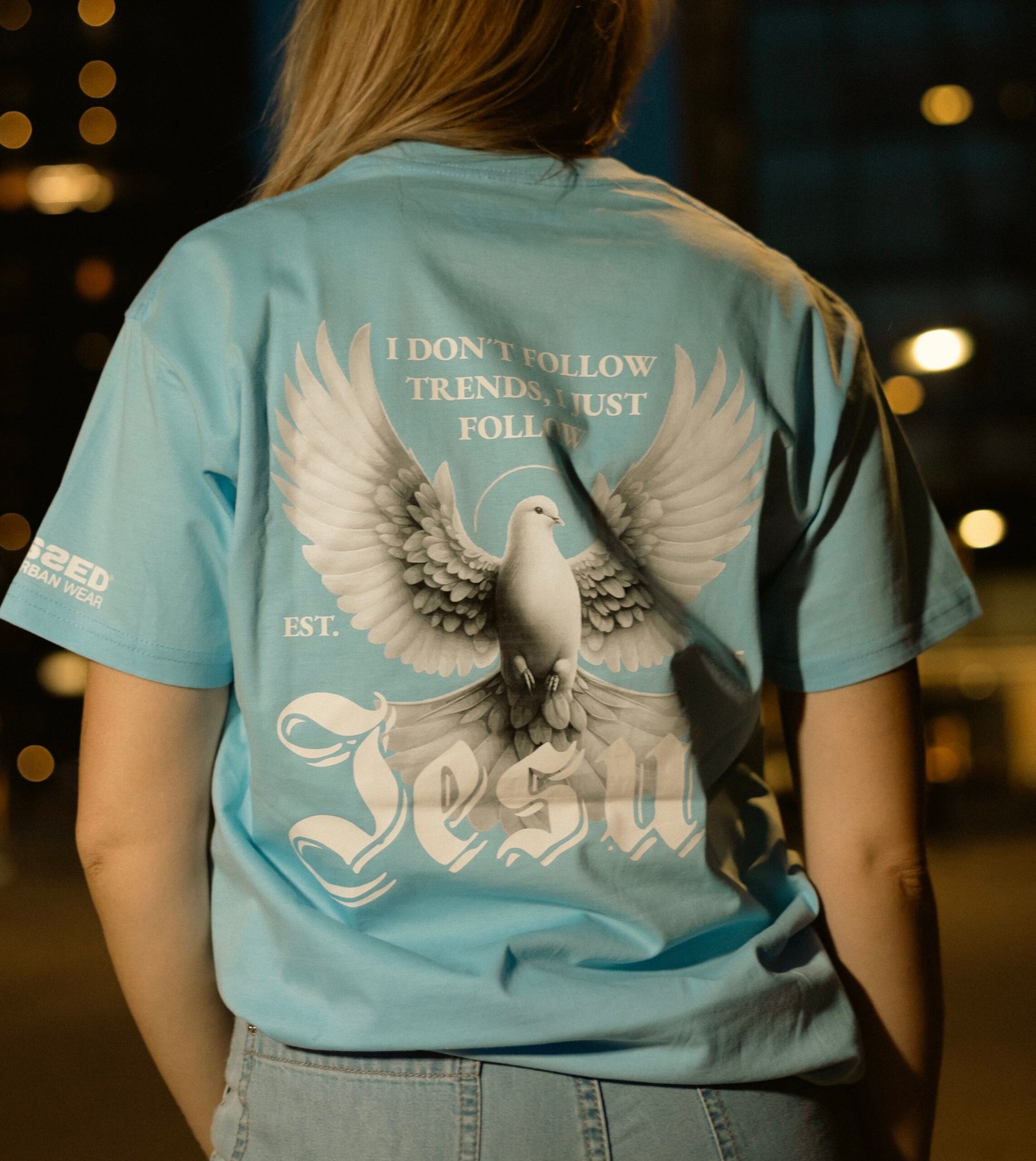 Blessed Wings Sky Blue - Image 1
